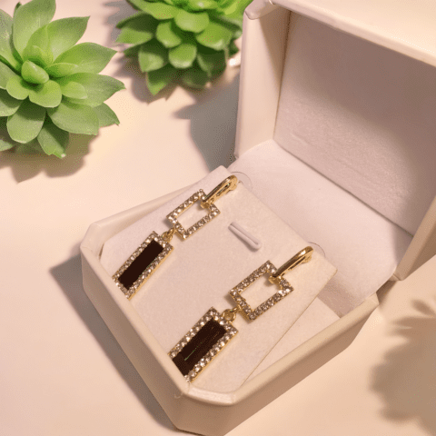 black earrings buy online