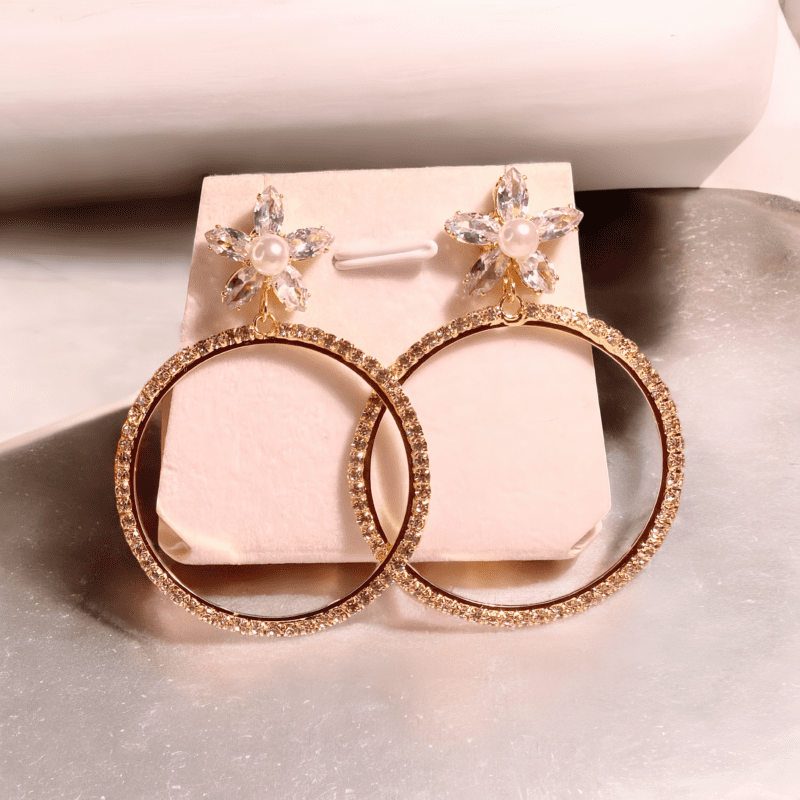 Round earrings buy online