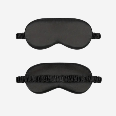 Satin silk black eye mask buy online