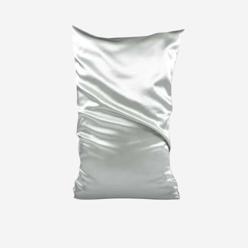 White Satin silk pillow cover for sale